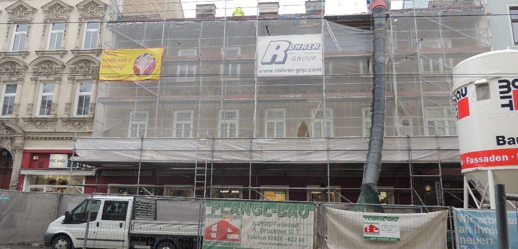 Dachgeschoßausbau Wohnhausanlage in 1150 Wien, Märzstraße 42